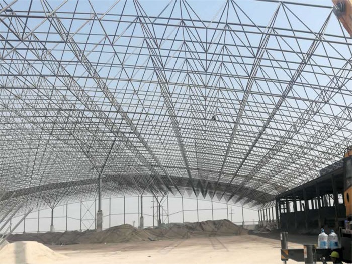 海东钢厂料仓网架工程
